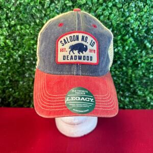 NWT Deadwood Legacy Old Favorite Trucker Snapback Adult Hat New Cap Gift Cowboy